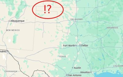 The Sinister Reason why Texas and Oklahoma have a weird northern border